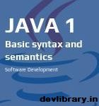 java basic syntax semantics free ebooks | java 1 Basic syntax and semantics