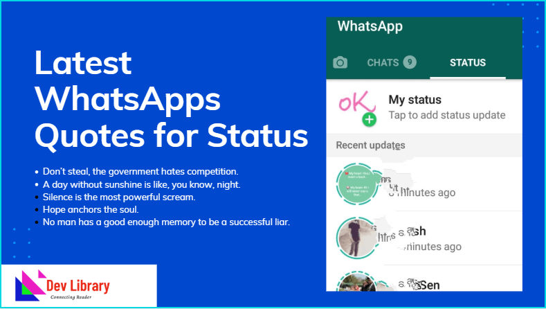 Best WhatsApp Quotes for Status & Message