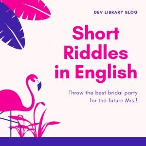 Short Riddles in English