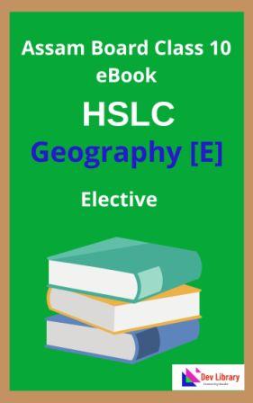SEBA Class 10 Geography Elective Textbook