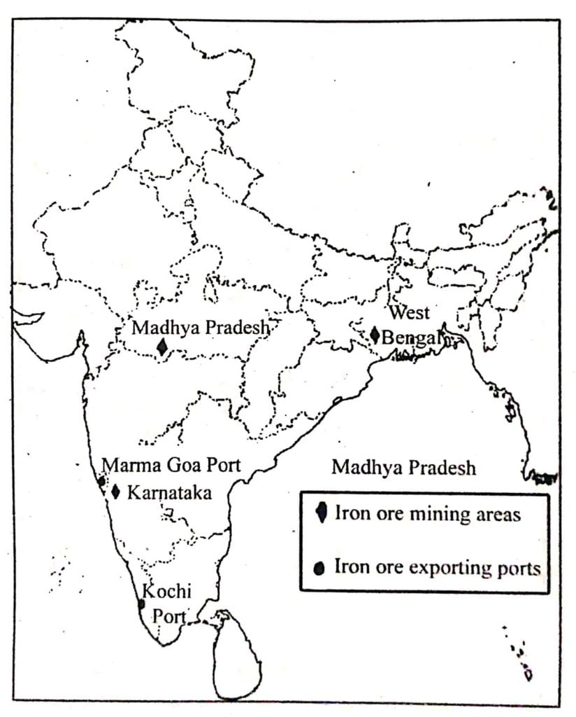 iron ore mining and iron exporting ports