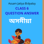 Assam Jatiya Bidyalay Class 6 Assamese Question Answer