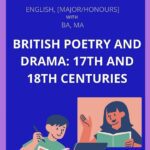 British Poetry And Drama