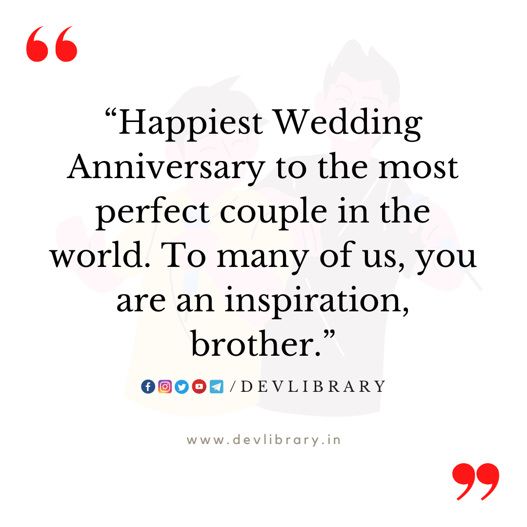 Best Anniversary Wishes for Brother