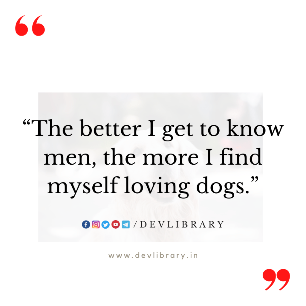 Dog Lover Quotes