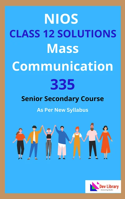 Class 12 Mass Communication Solutions