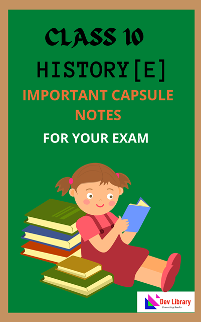 Class 10 Elective History Important Notes