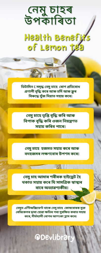নেমু চাহৰ উপকাৰিতা | Health Benefits of Lemon Tea