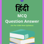 Class 8 Hindi MCQ Question Answer