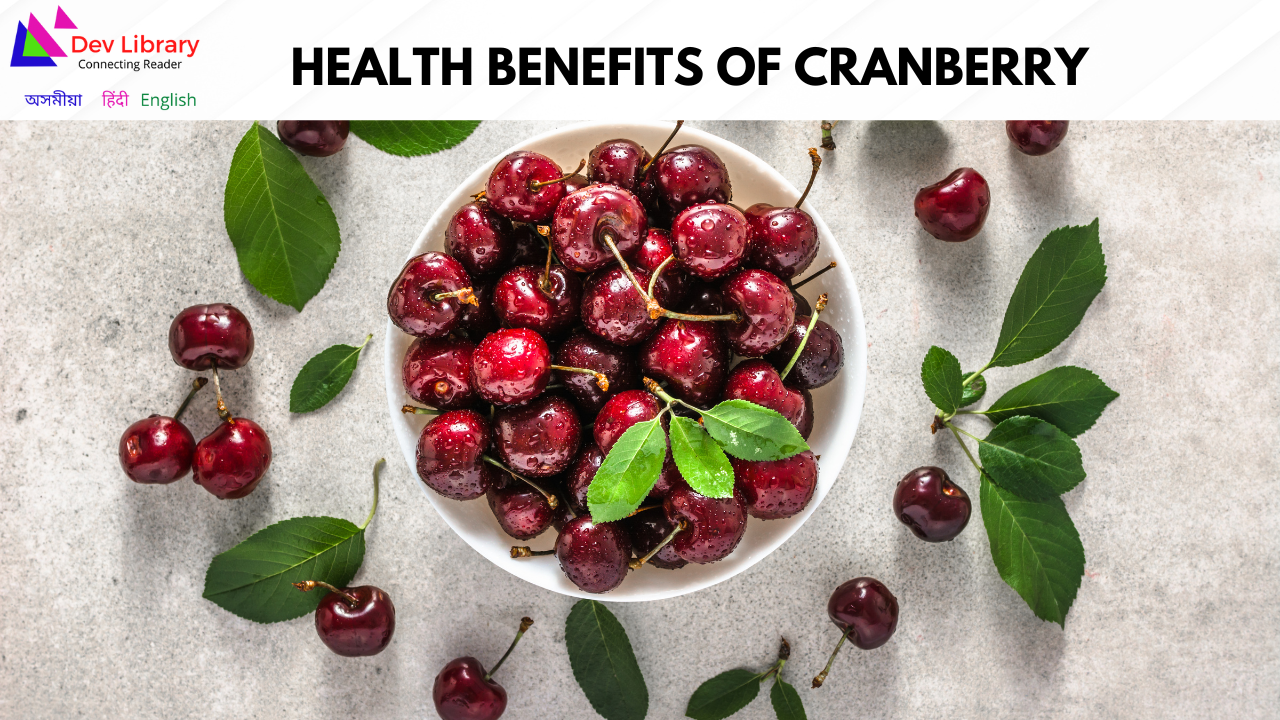 Health Benefits of Cranberry | ক্ৰেনবেৰীৰ স্বাস্থ্যজনিত লাভালাভ 