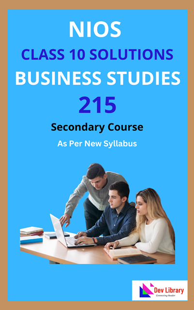 NIOS Class 10 Business Studies Solutions