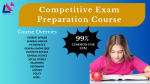 Competitive Exam Preparation Course