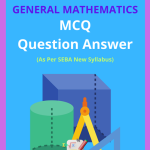 SEBA Class 9 Mathematics MCQ Question Answer