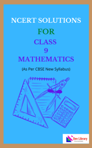 NCERT Class 9 Mathematics Solutions - 2026 | Mathematics Solutions For ...