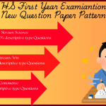 HS First Year Examination New Question Paper Pattern