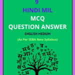 SEBA Class 9 Hindi MIL MCQ Question Answer