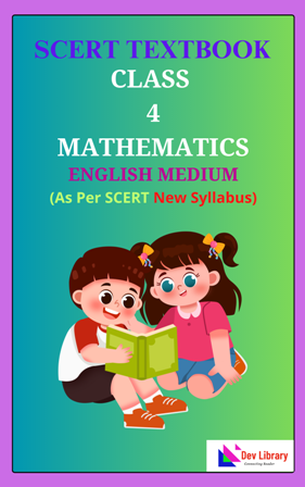 SCERT Class 4 Mathematics PDF Book English Medium