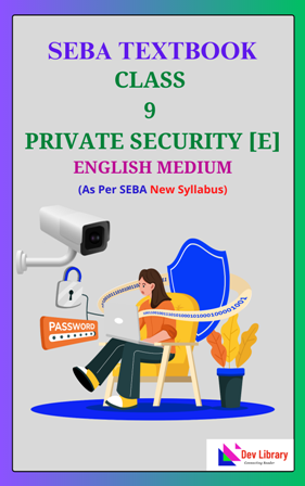 SEBA Class 9 Private Security PDF Book English Medium