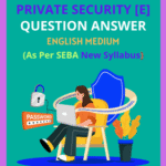 Class 10 Private Security Solutions English Medium