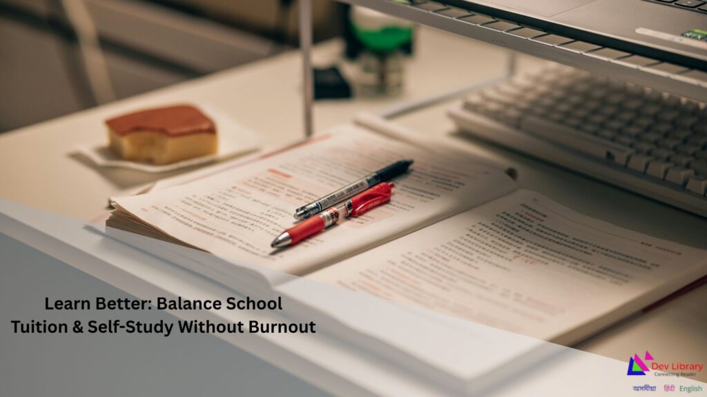 Learn Better Balance School Tuition & Self-Study Without Burnout