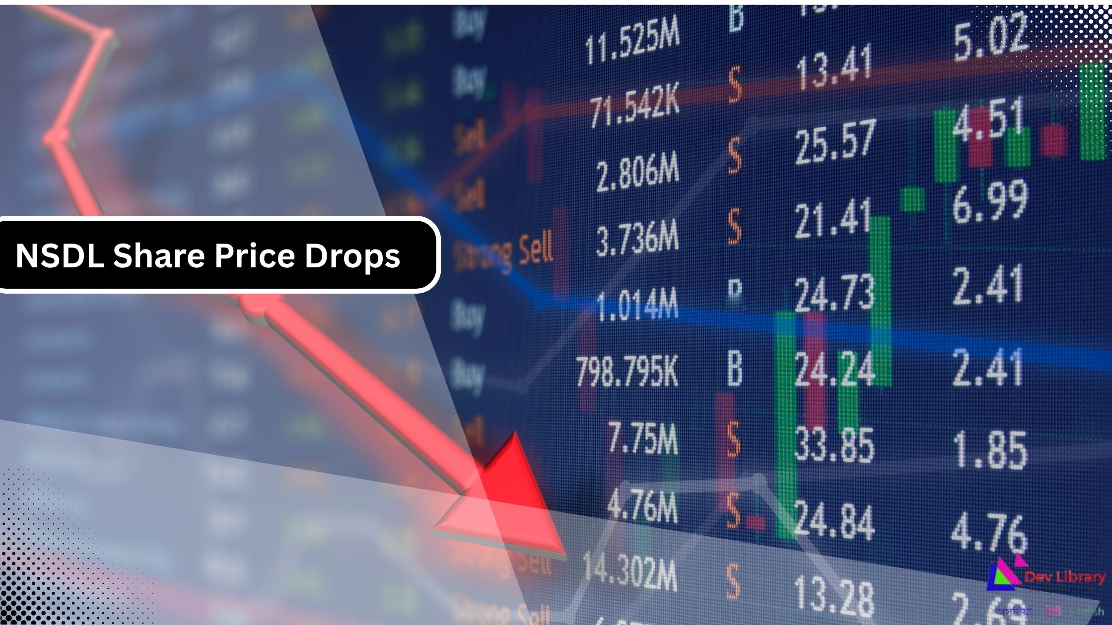 NSDL Share Price Drops from Post Listing Peak