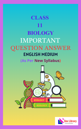 Class 11 Biology Important Solutions English Medium