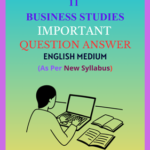 Class 11 Business Studies Important Solutions English Medium