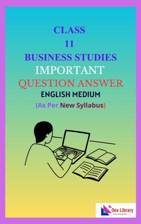 Class 11 Business Studies Important Solutions English Medium