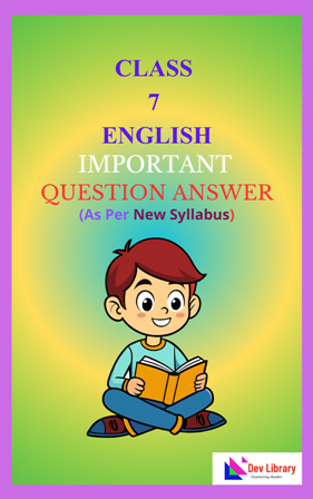 SEBA Class 7 English Important Solutions