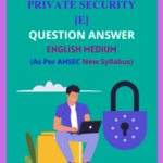 Class 12 Private Security Solutions English Medium