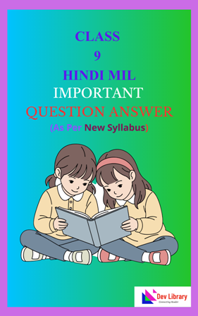 SEBA Class 9 Hindi MIL Important Solutions English Medium