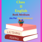 CG Board Class 11 English Solutions