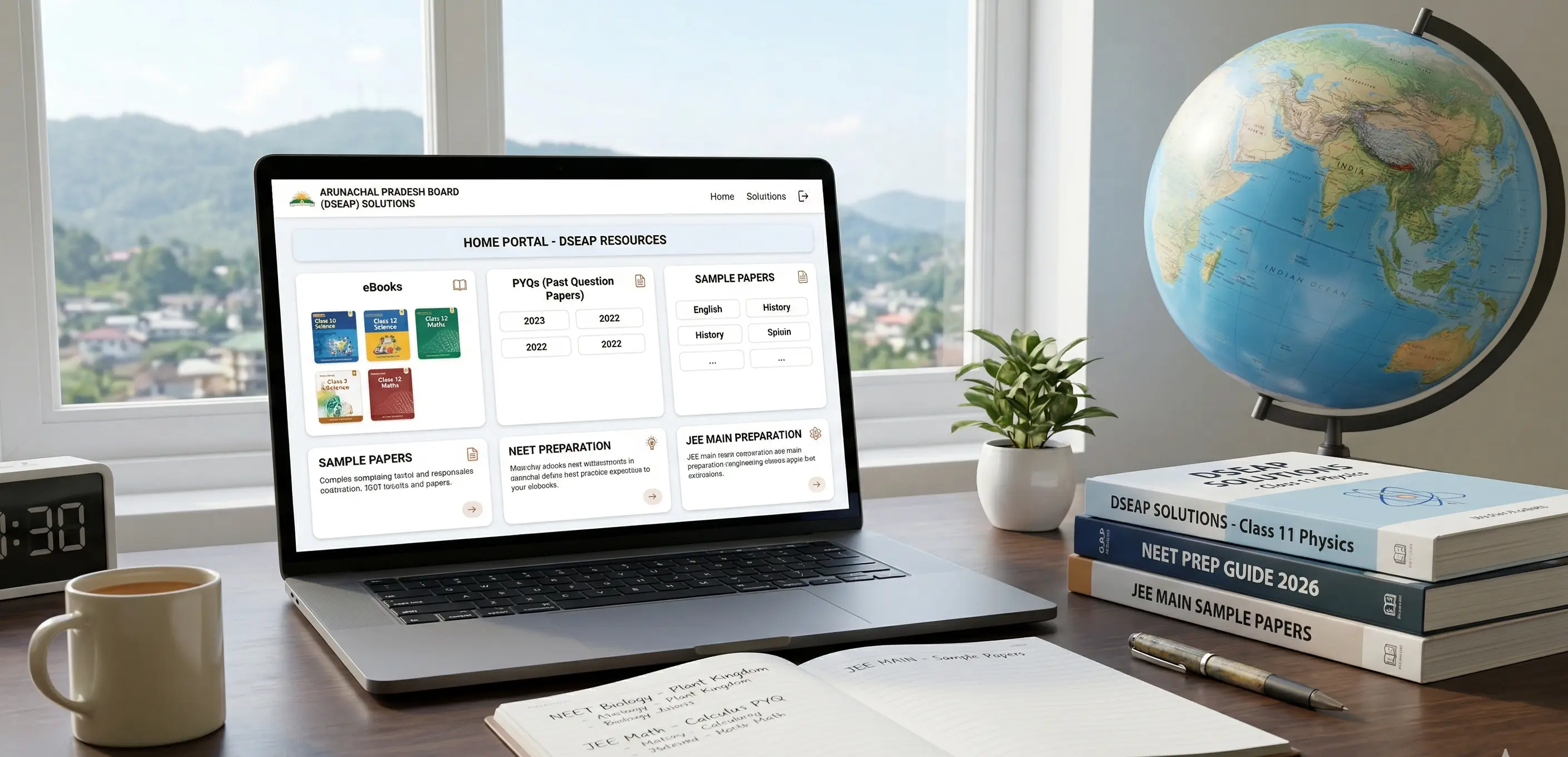 Arunachal Pradesh Board (DSEAP) Solutions, eBooks, PYQs, Sample Papers & NEET JEE Main Preparation