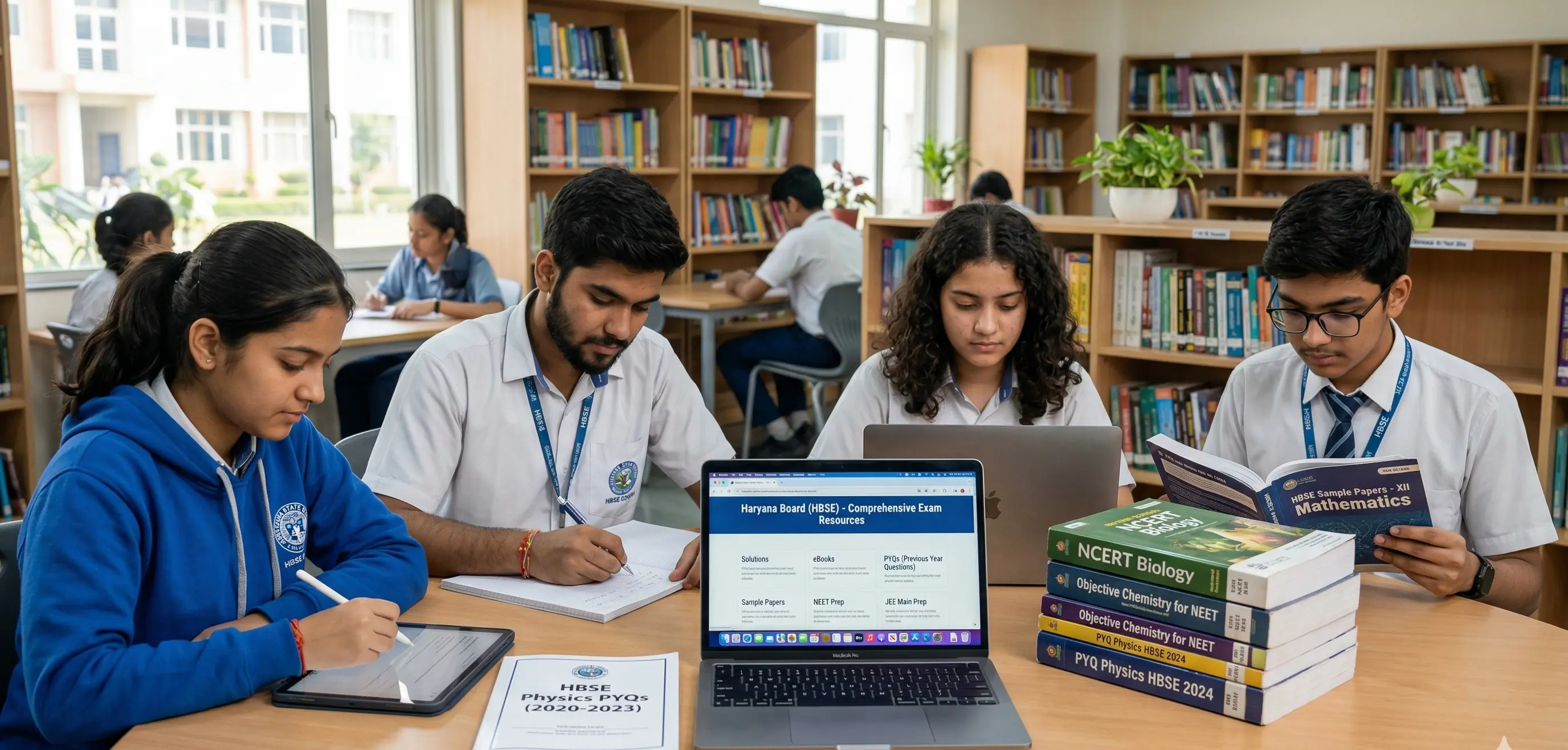 Haryana Board (HBSE) Solutions, eBooks, PYQs, Sample Papers & NEET JEE Main Preparation