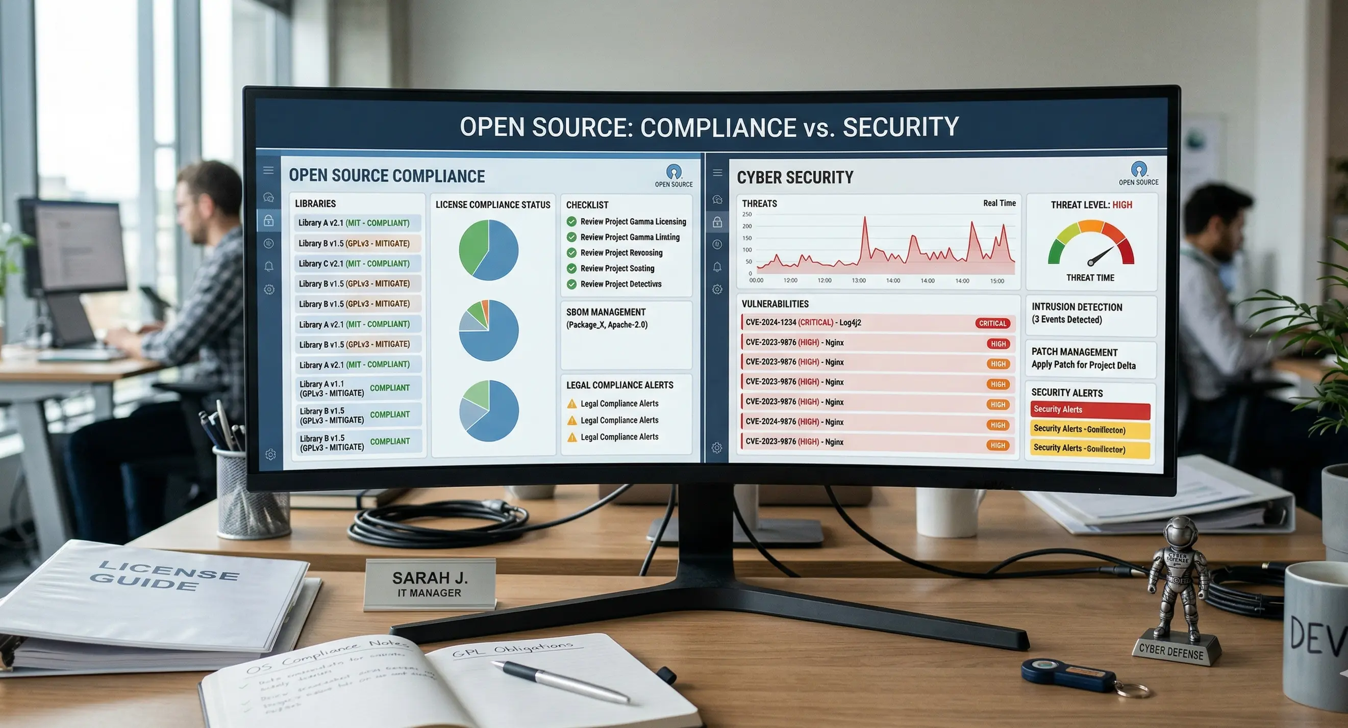 Open Source Compliance vs Security- Key Differences