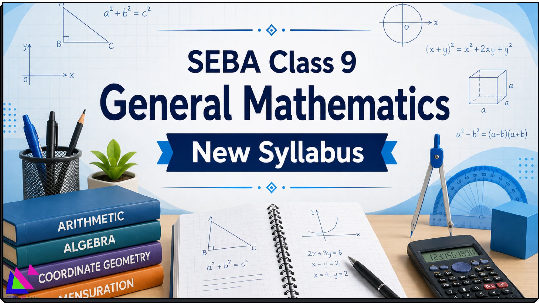SEBA Class 9 General Mathematics Syllabus
