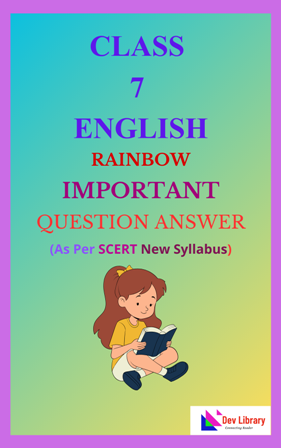 SEBA Class 7 English Important Solutions New Syllabus