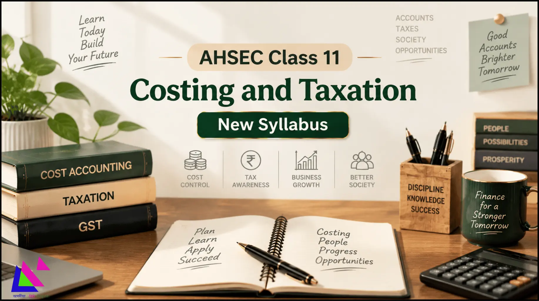 AHSEC Class 11 Costing and Taxation Syllabus