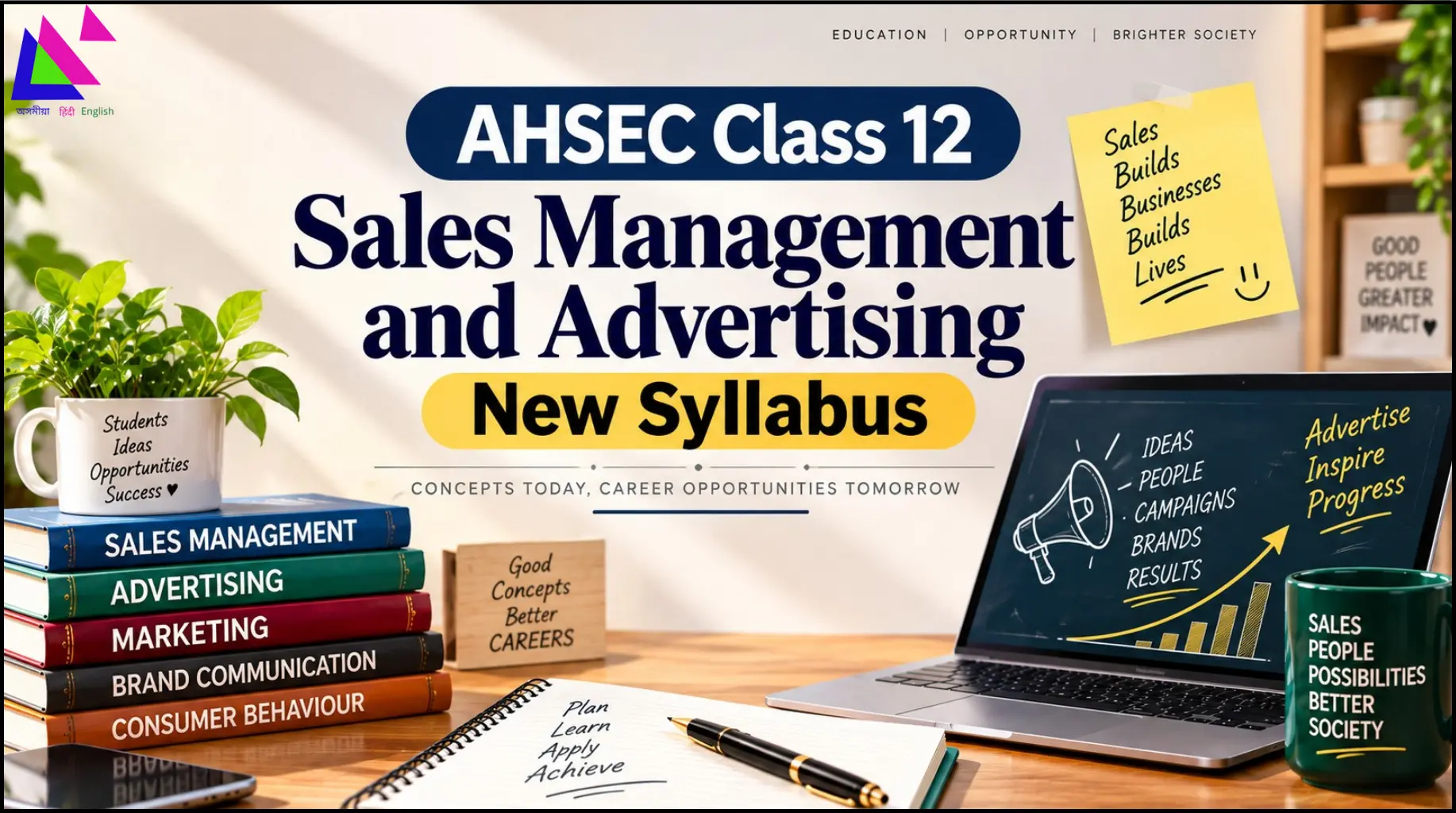 AHSEC Class 12 Sales Management and Advertising Syllabus