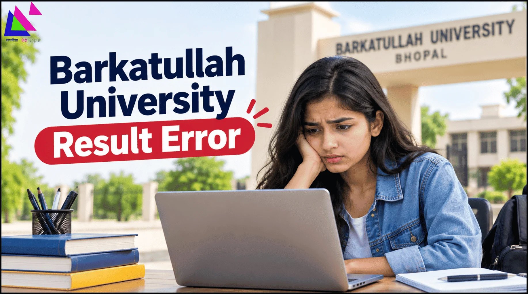 Barkatullah University Result Error
