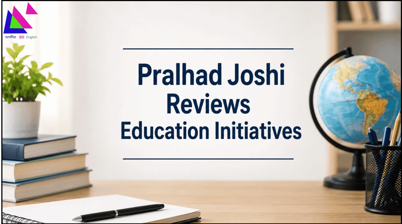 Pralhad Joshi Reviews Education Initiatives