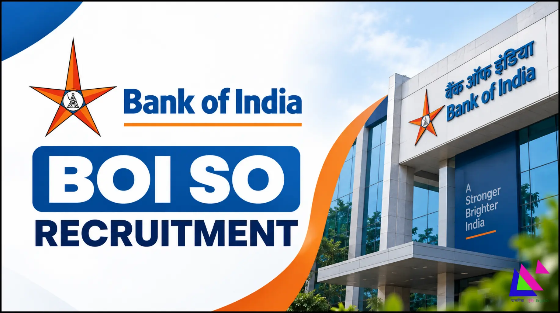 Bank of India BOI SO Recruitment