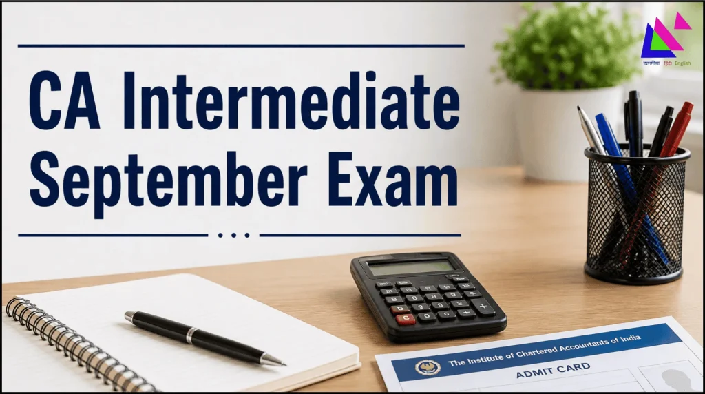 CA Intermediate September Exam
